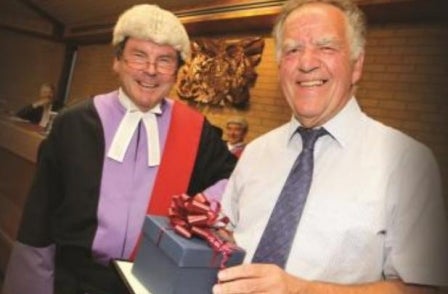 Judge's tribute to retiring court reporter: 'You are a legend in your own time'